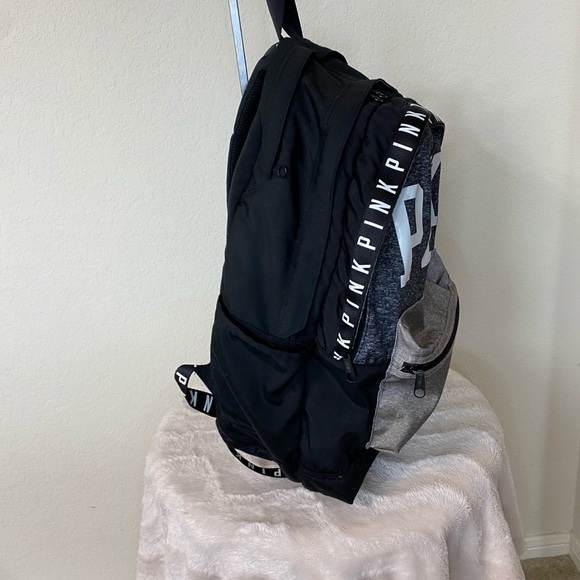 PINK Black/White & Grey Backpack - Picture 6 of 13